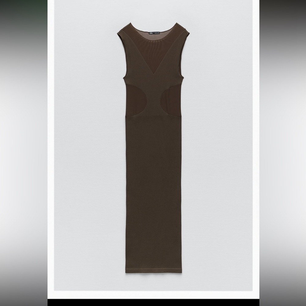ZARA | SEAMLESS TULLE DRESS | Size XS-S - Picture 3 of 3